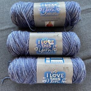 3 I Love This Yarn Stonewash Denim Yarns